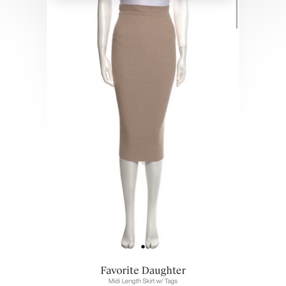 NWT Favorite Daughter Cashmere Midi Skirt